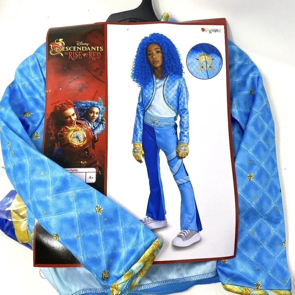 Disguise Kids' Disney Descendants 4 Chloe Deluxe Halloween Costume Size Small - Picture 2 of 10